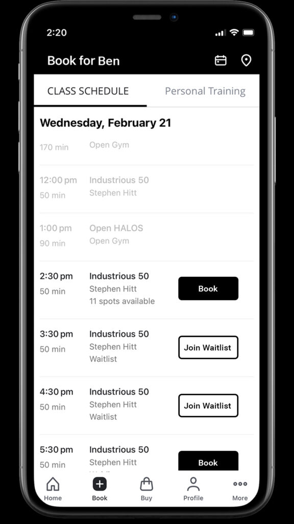 Industrious Mobile App